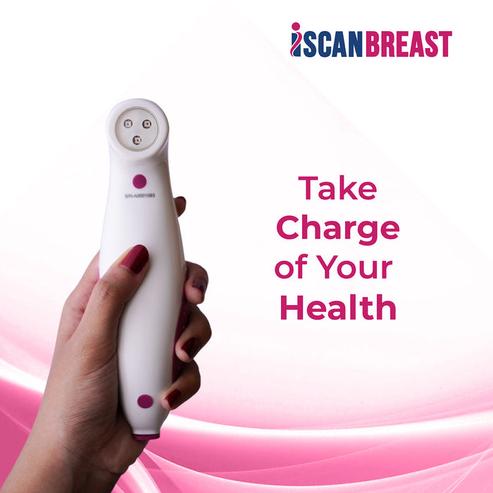 iScanBreast - Breast Self-Examination Device | Advanced Red LED Technology | Early Detection & Enhanced Visualization | Safe, Painless & Radiation-Free | ISO Certified & CDSCO Approved | Portable & Rechargeable