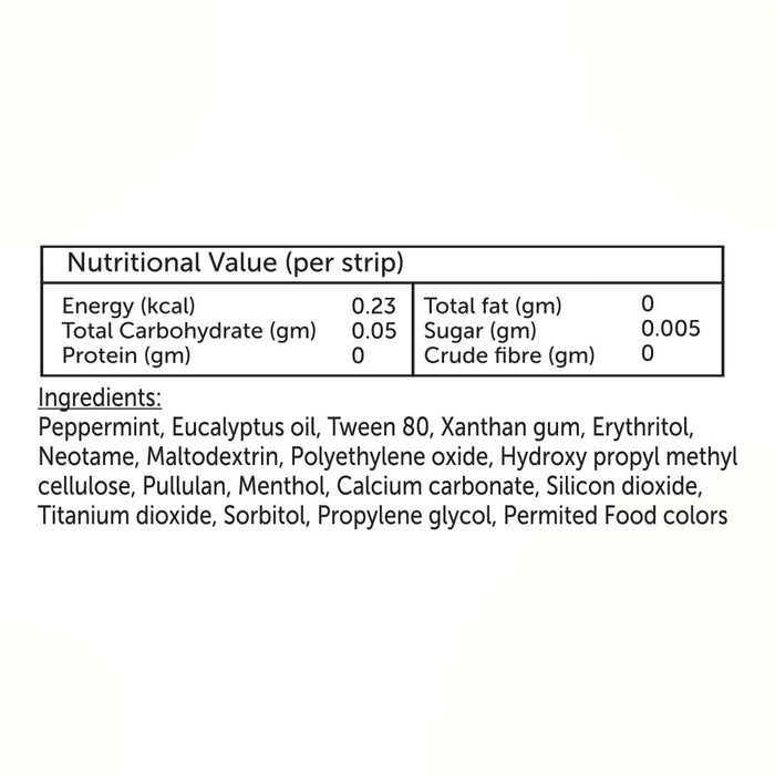 Kwik Mint Strong Peppermint Mouth Freshener Strips – Sugar Free, Instant Freshness - Azistastore