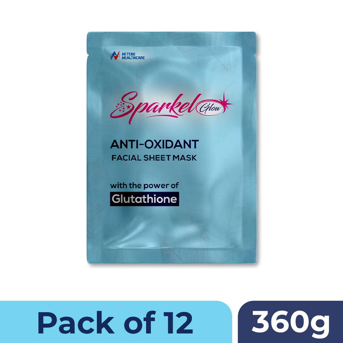 Sparkel Glow | Brightening & Instant Glow Face Sheet Mask - Best Face Mask for Glowing Skin - Azistastore