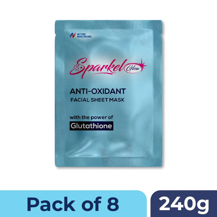 Sparkel Glow | Brightening & Instant Glow Face Sheet Mask - Best Face Mask for Glowing Skin - Azistastore